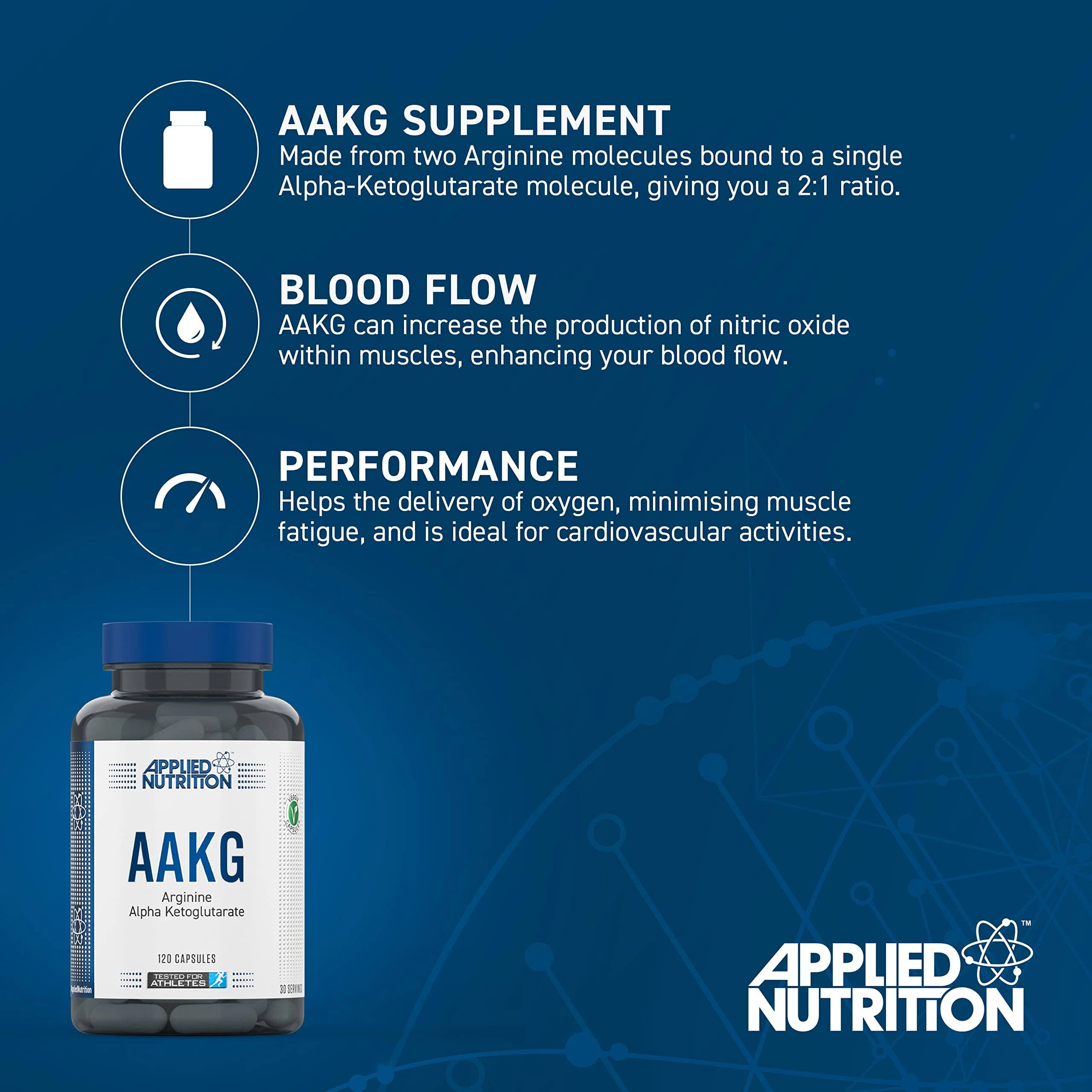 APPLIED NUTRITION AAKG ( ARGININE ALPHA KETOGLUTARATE )