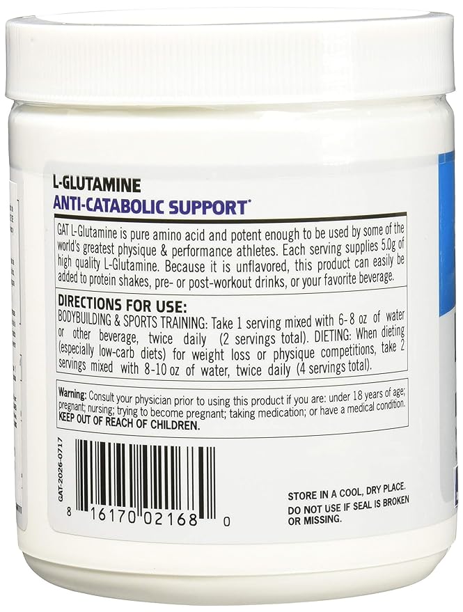 GAT L-Glutamine - 60 Servings